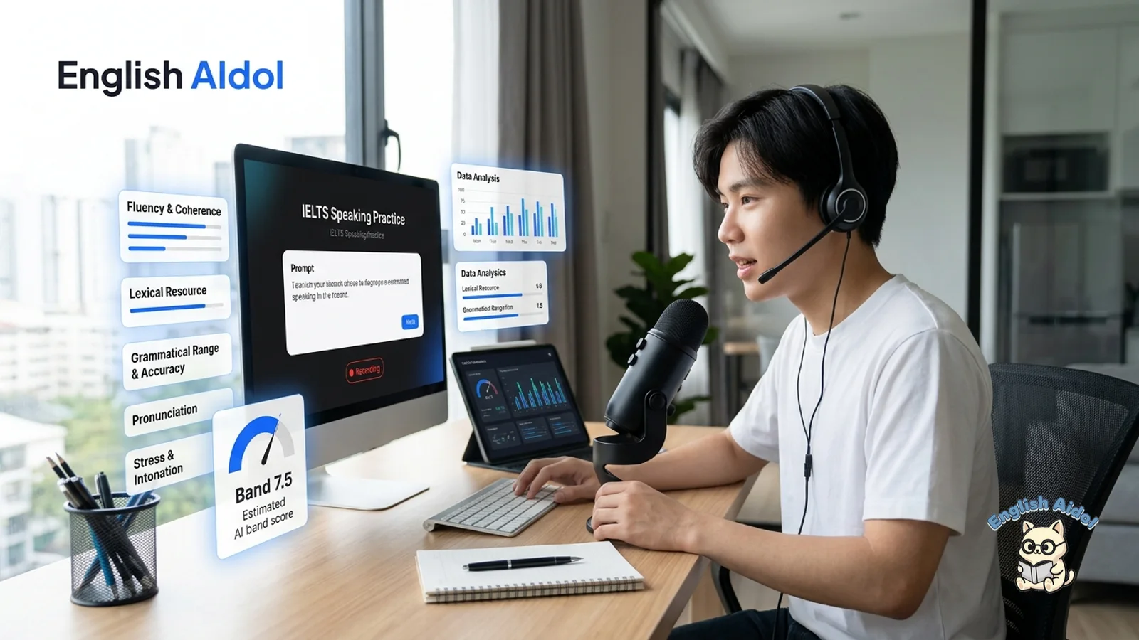 Free IELTS Practice — Reading, Writing, Speaking, Listening | English AIdol