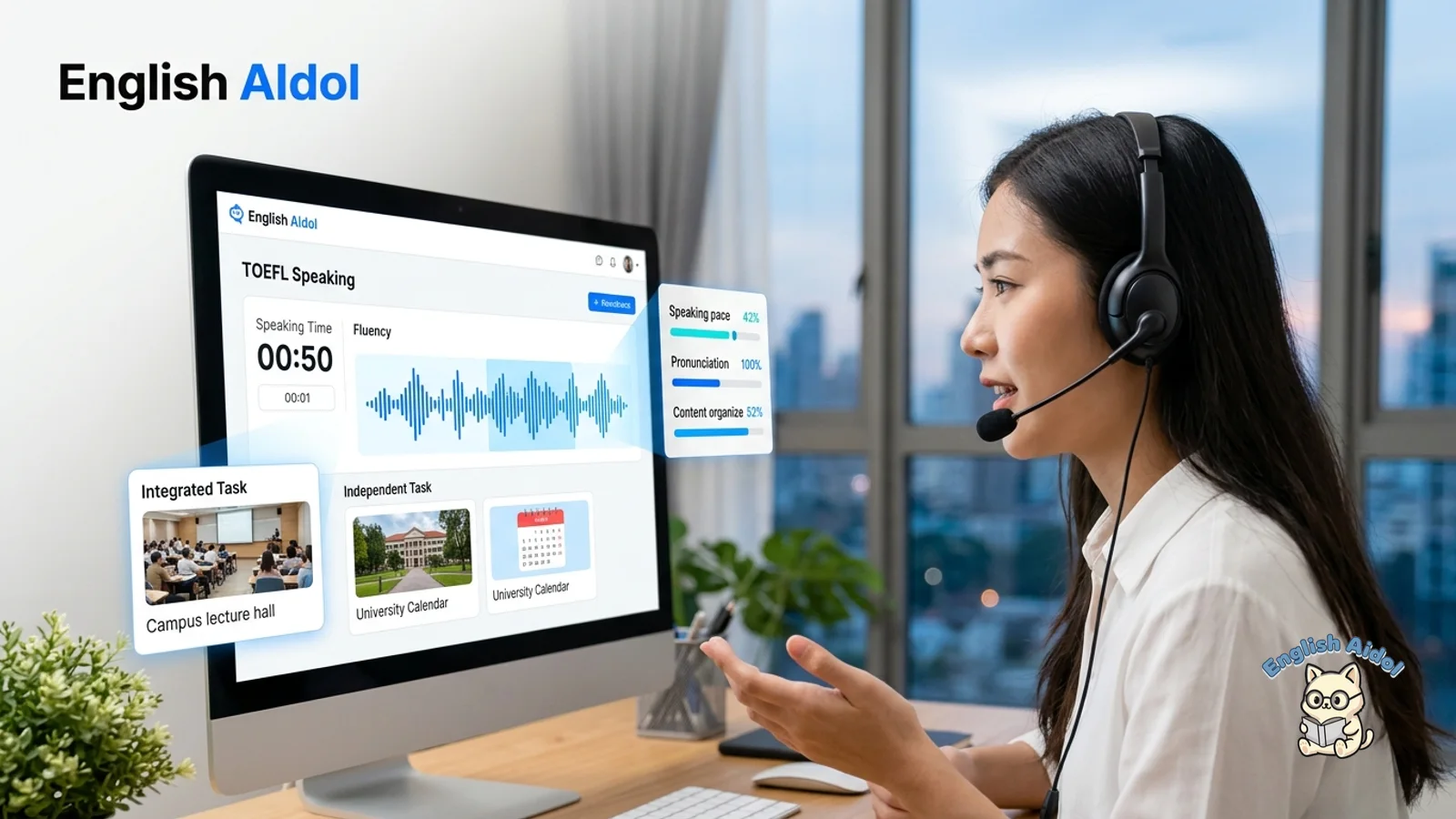AI English Speaking Practice — IELTS, TOEFL & General English | English AIdol