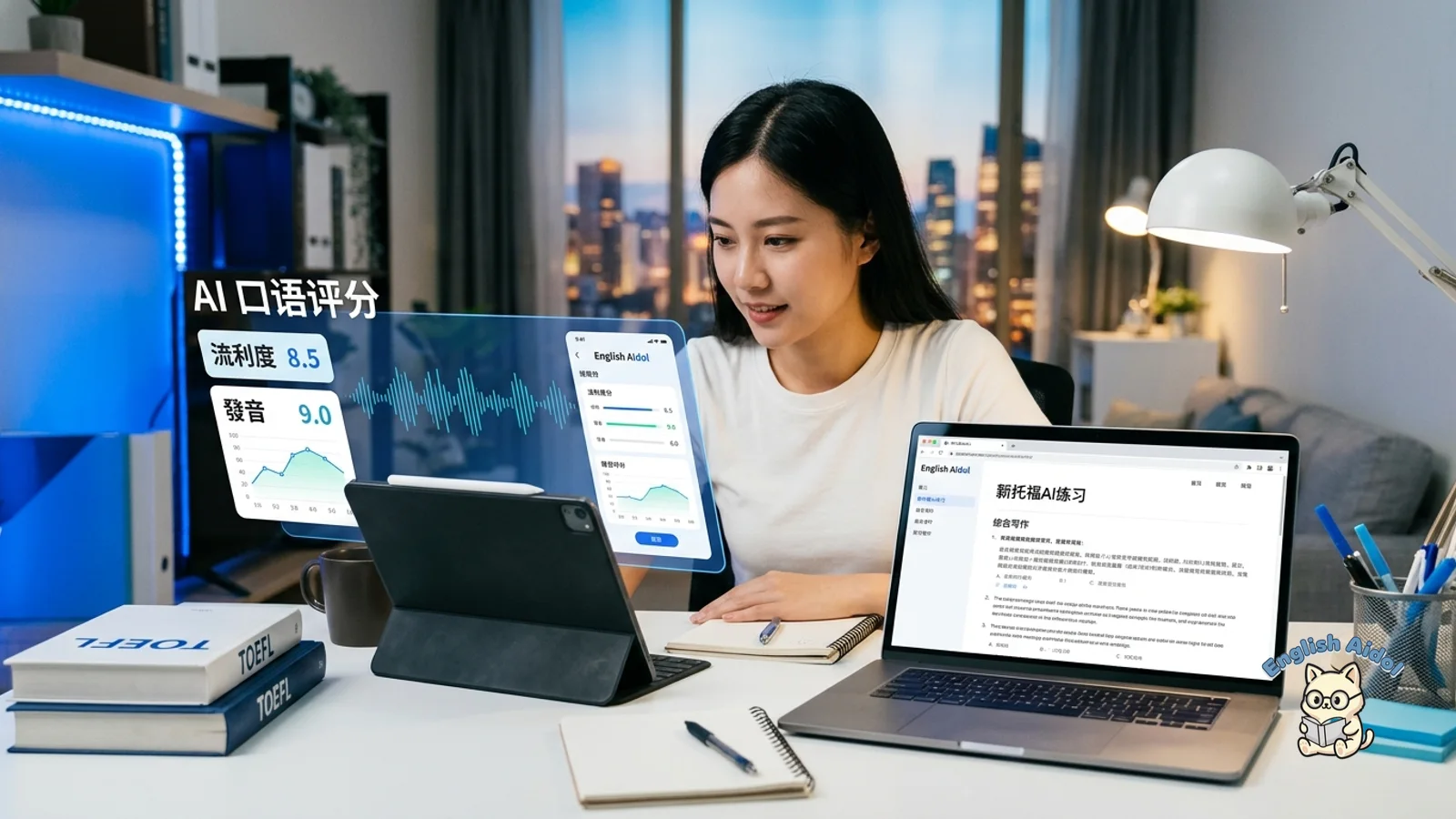 AI English Tutor 2026: IELTS & TOEFL Practice with Instant AI Feedback | English AIdol